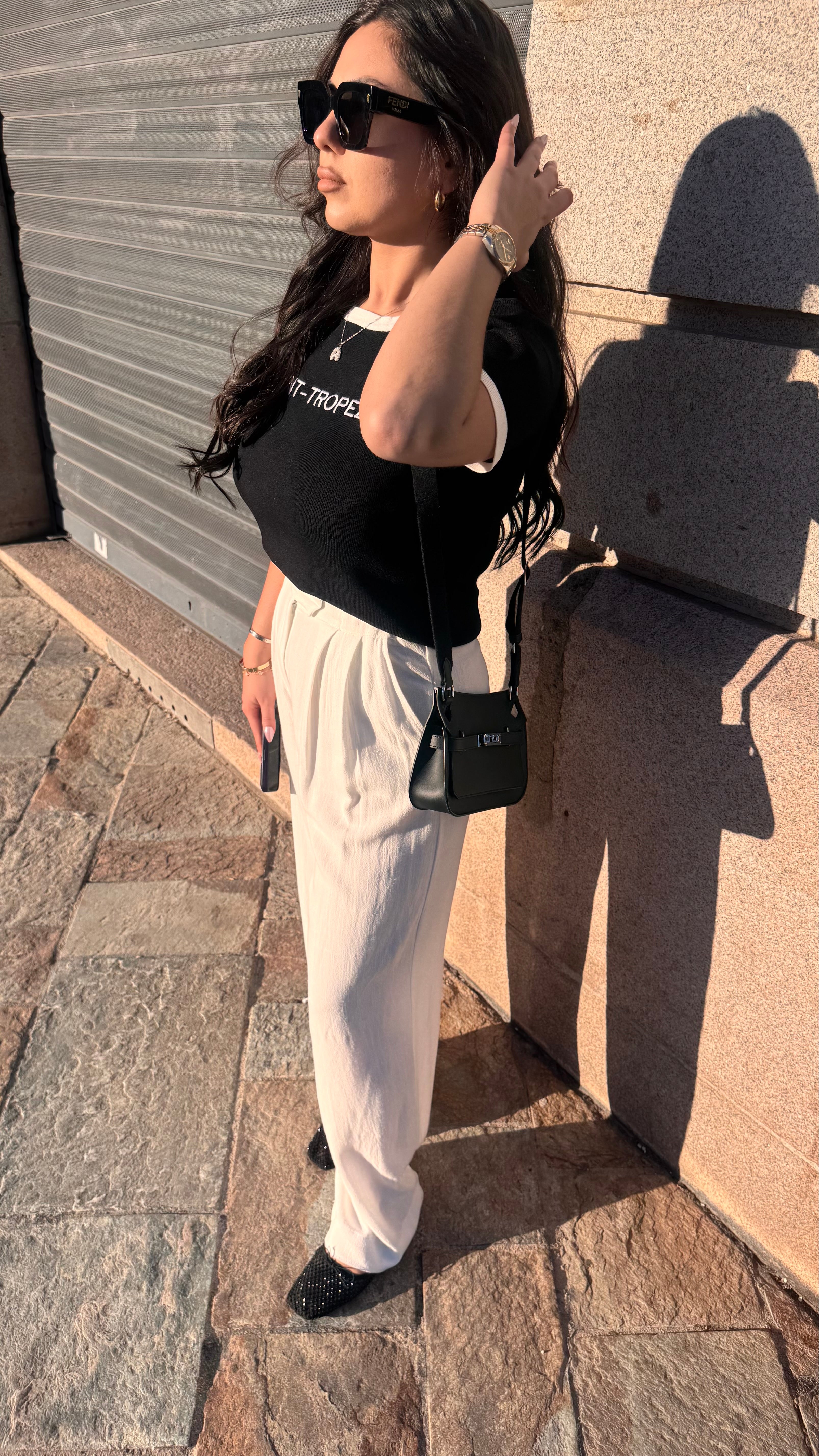 PANTALON LIN BLANC