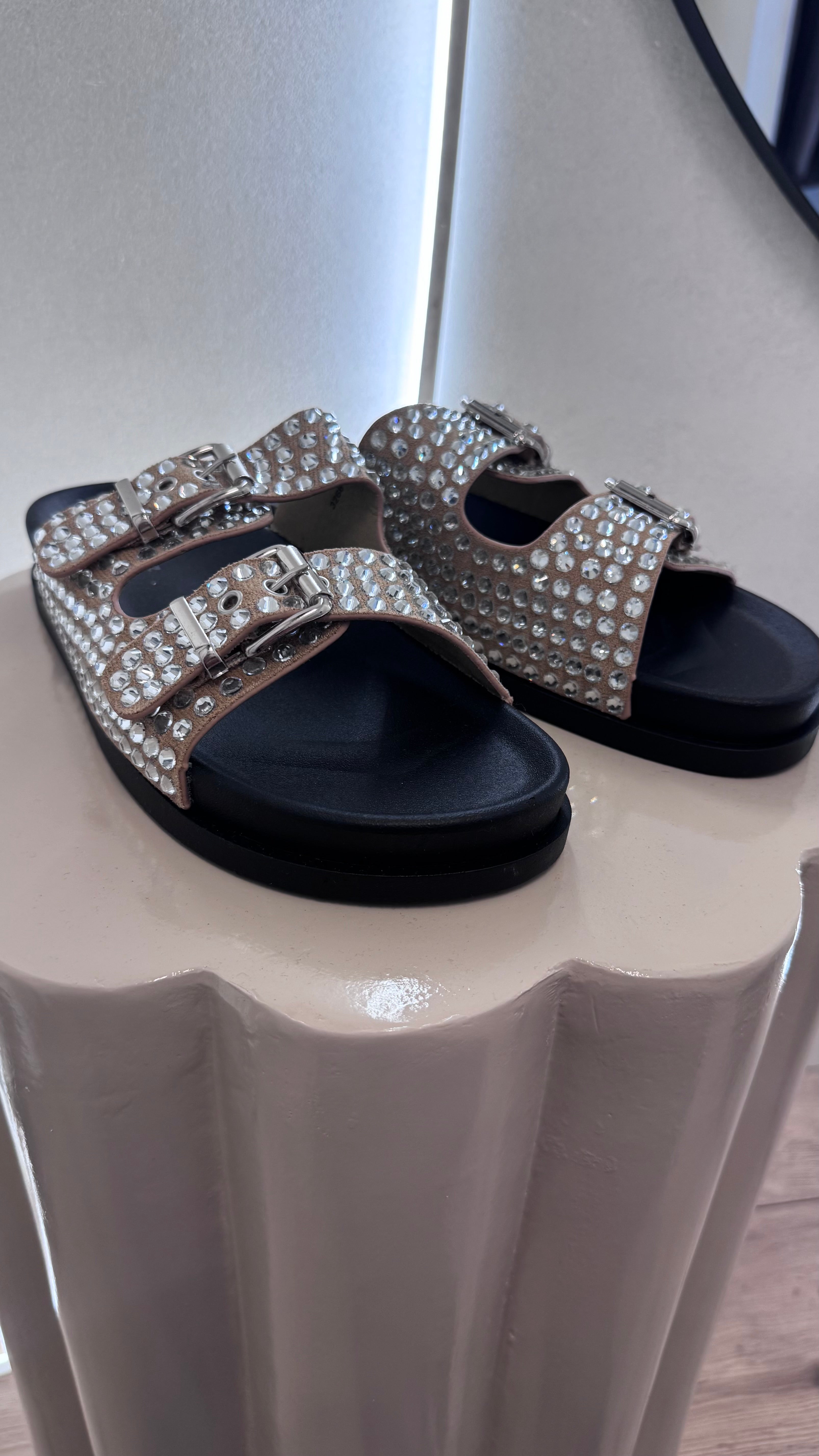 CLAQUETTES STRASS