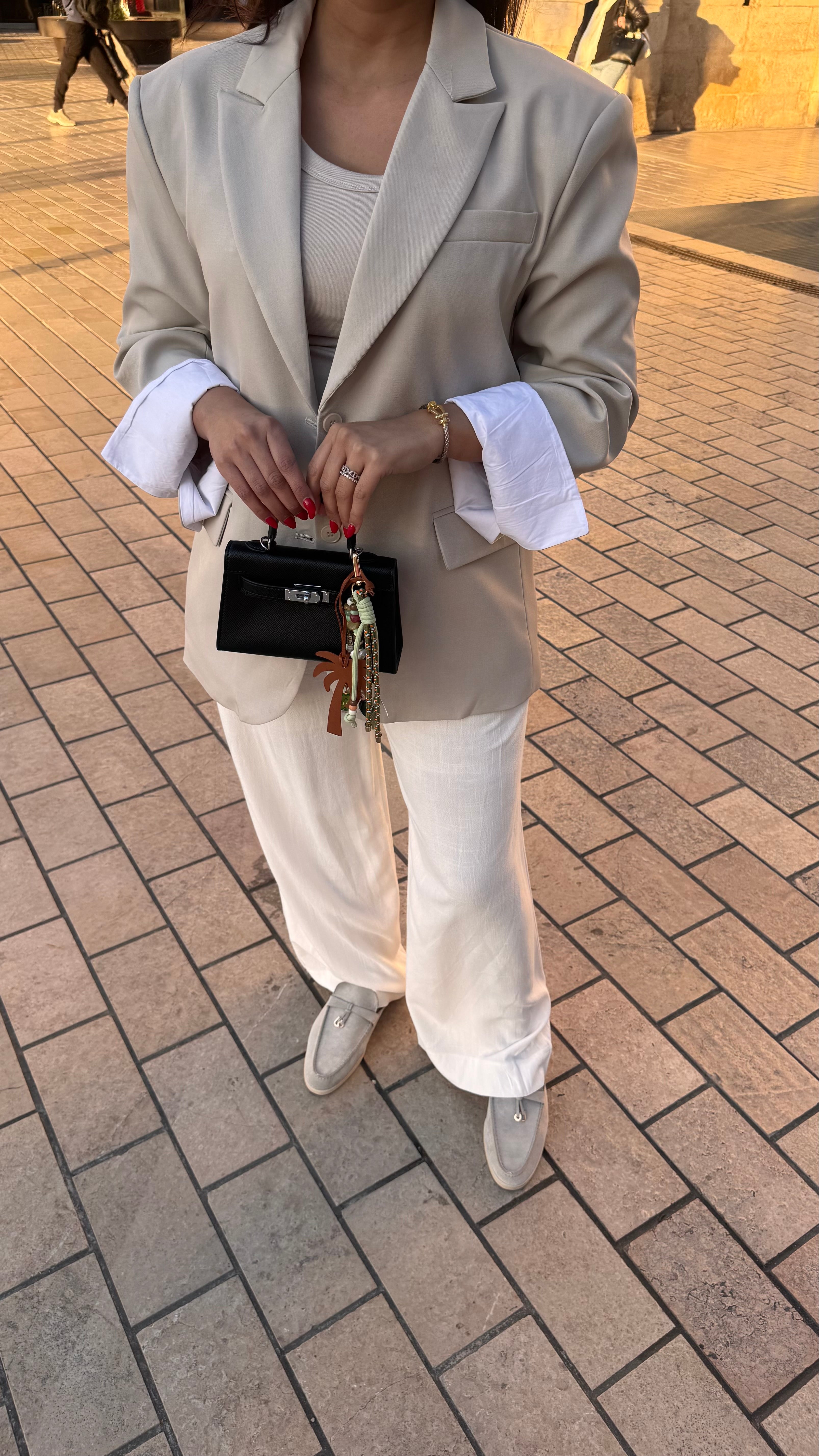 BLAZER BEIGE OVERSIZE