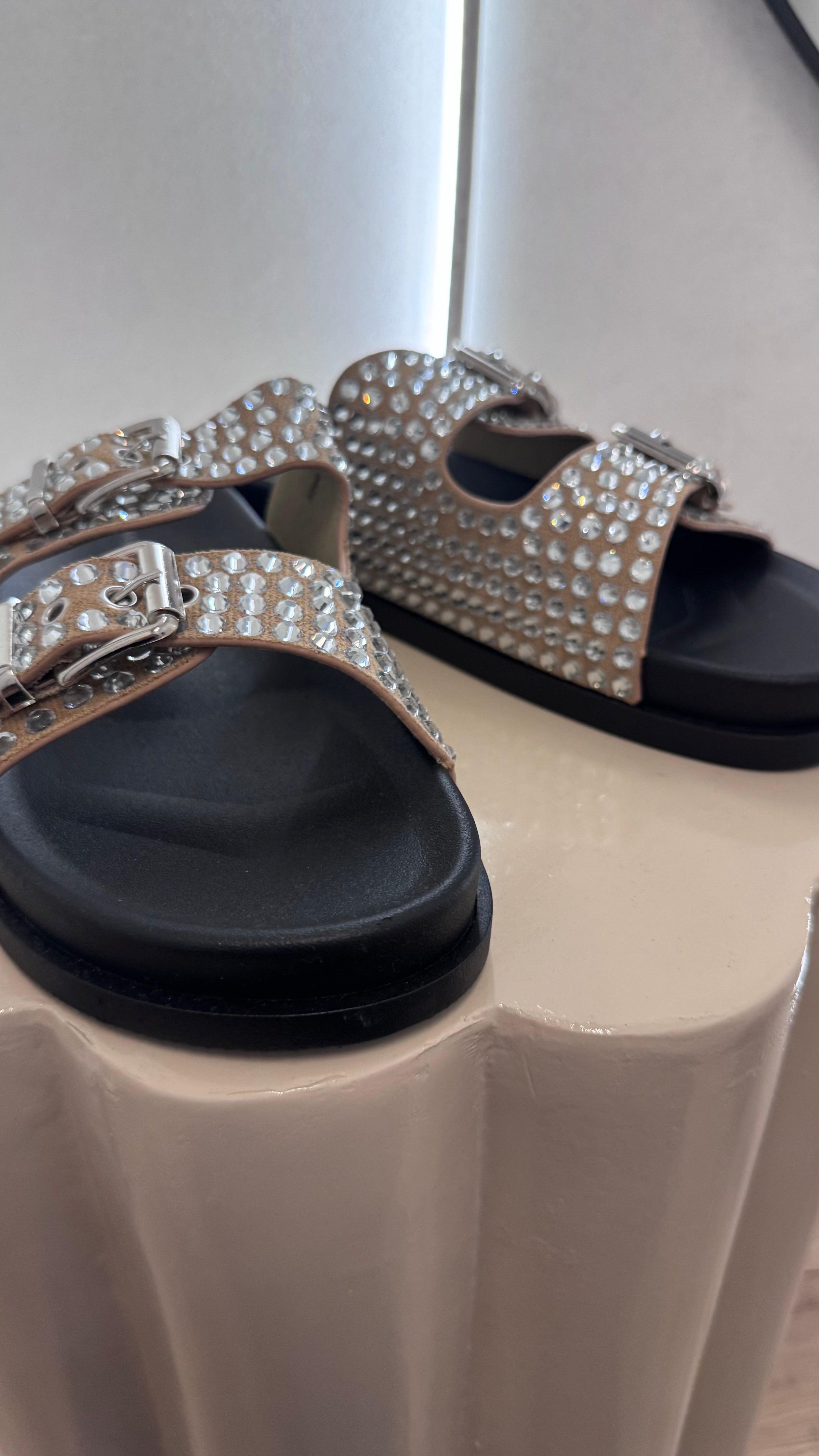 CLAQUETTES STRASS