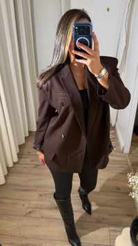 BLAZER COUTURE CHOCO