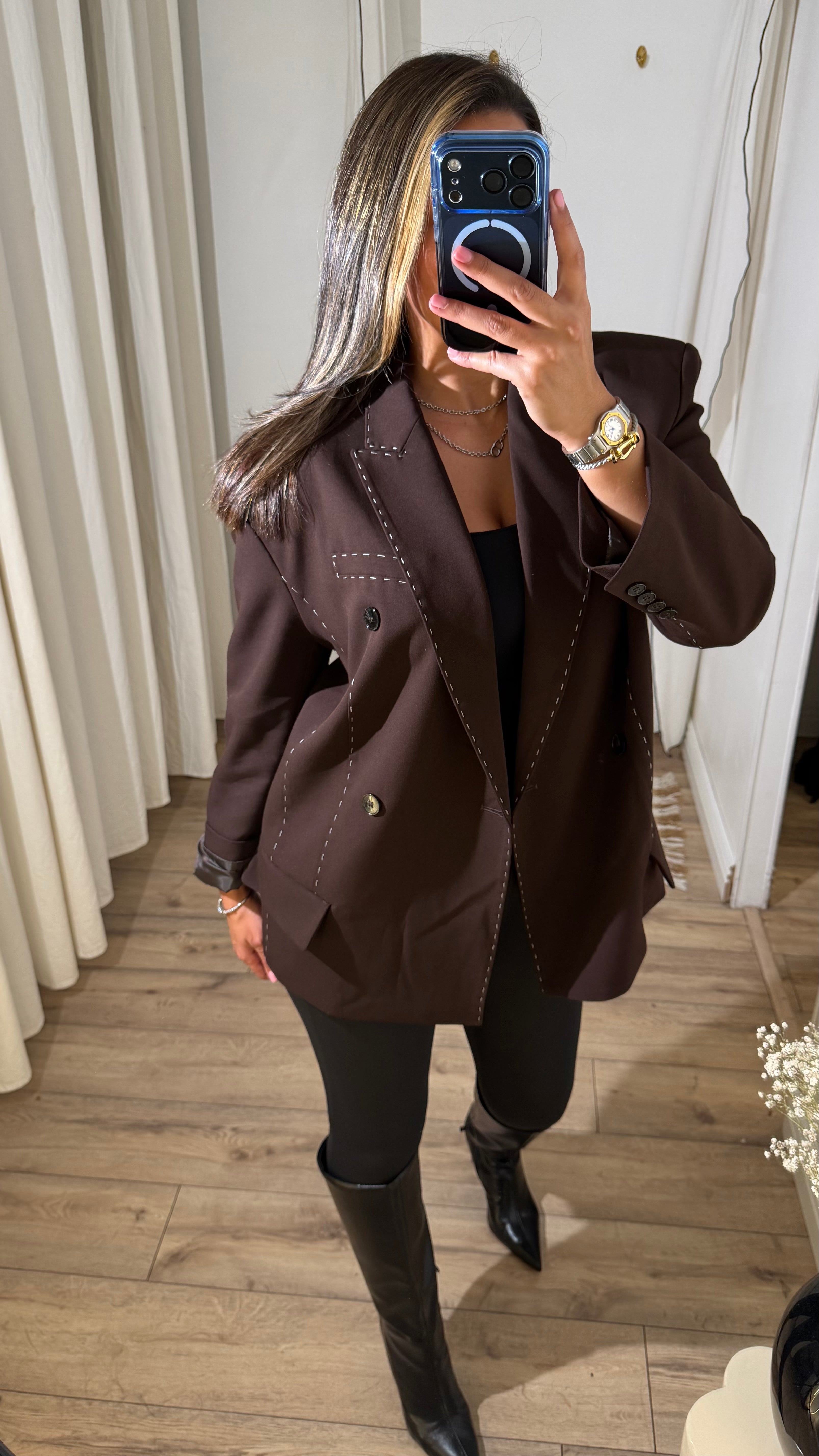 BLAZER COUTURE CHOCO
