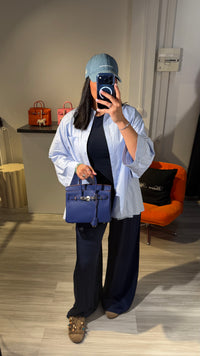 CHEMISE BLEU OVERSIZE