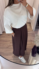 JUPE A POCHE BURGUNDY