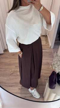 JUPE A POCHE BURGUNDY