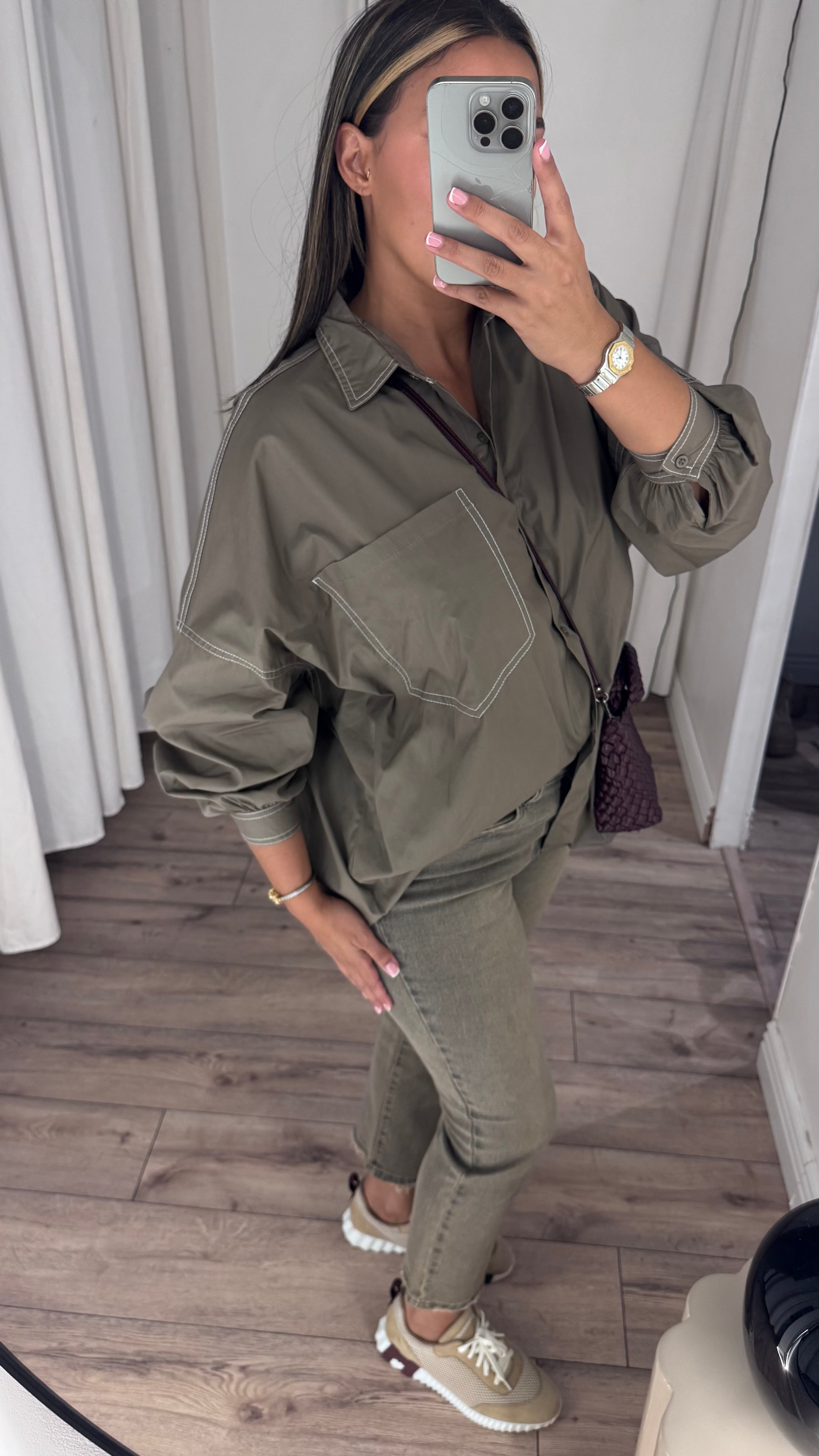 CHEMISE  TAUPE