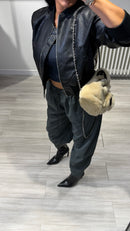 Pantalon Oversize à Carreaux