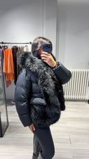 Doudoune Black Fur – Noir