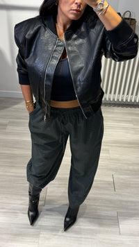 Pantalon Oversize à Carreaux