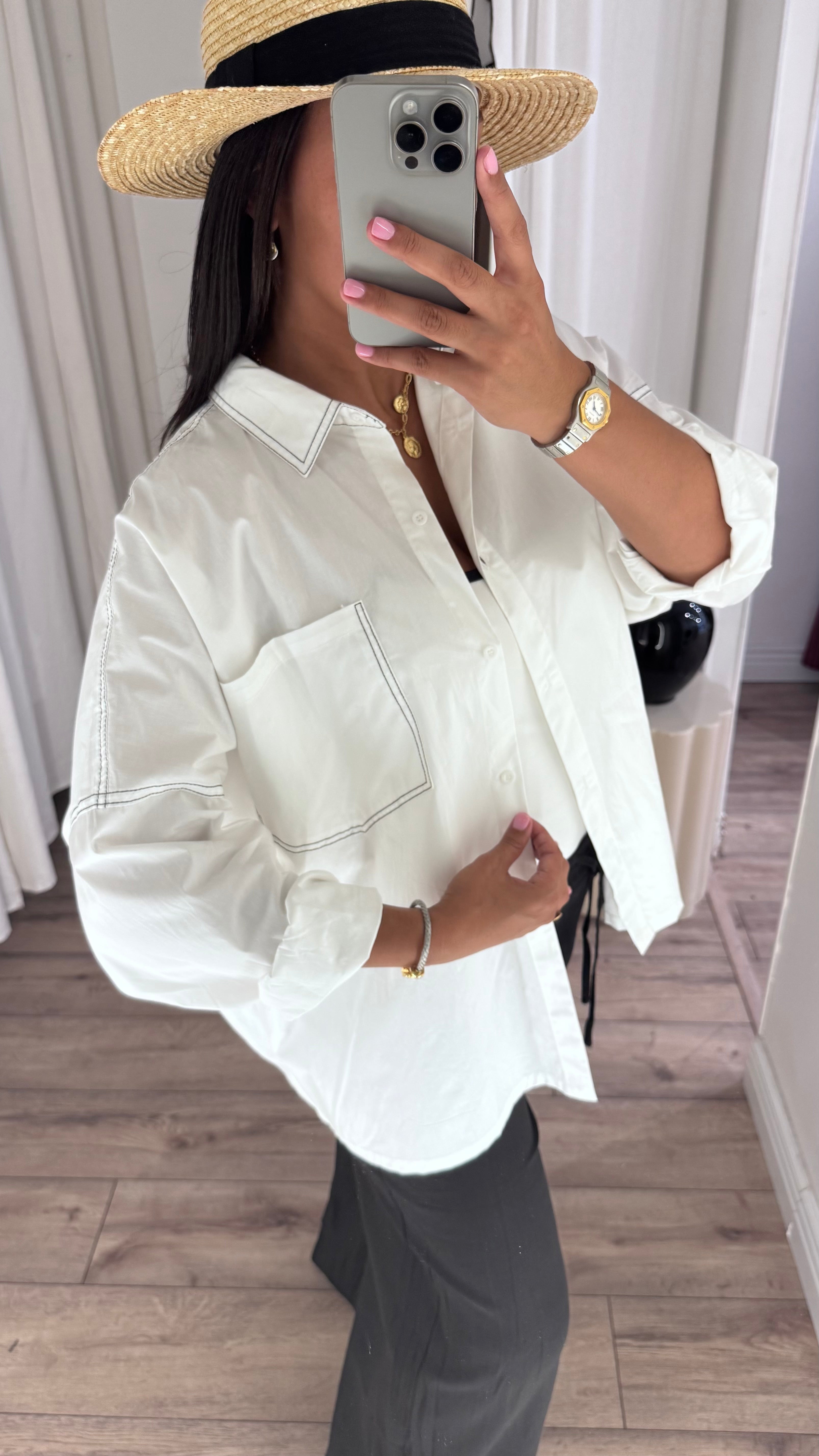 CHEMISE BLANCHE OVERSIZE