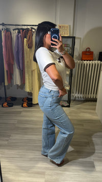 JEANS MOM TAILLE HAUTE