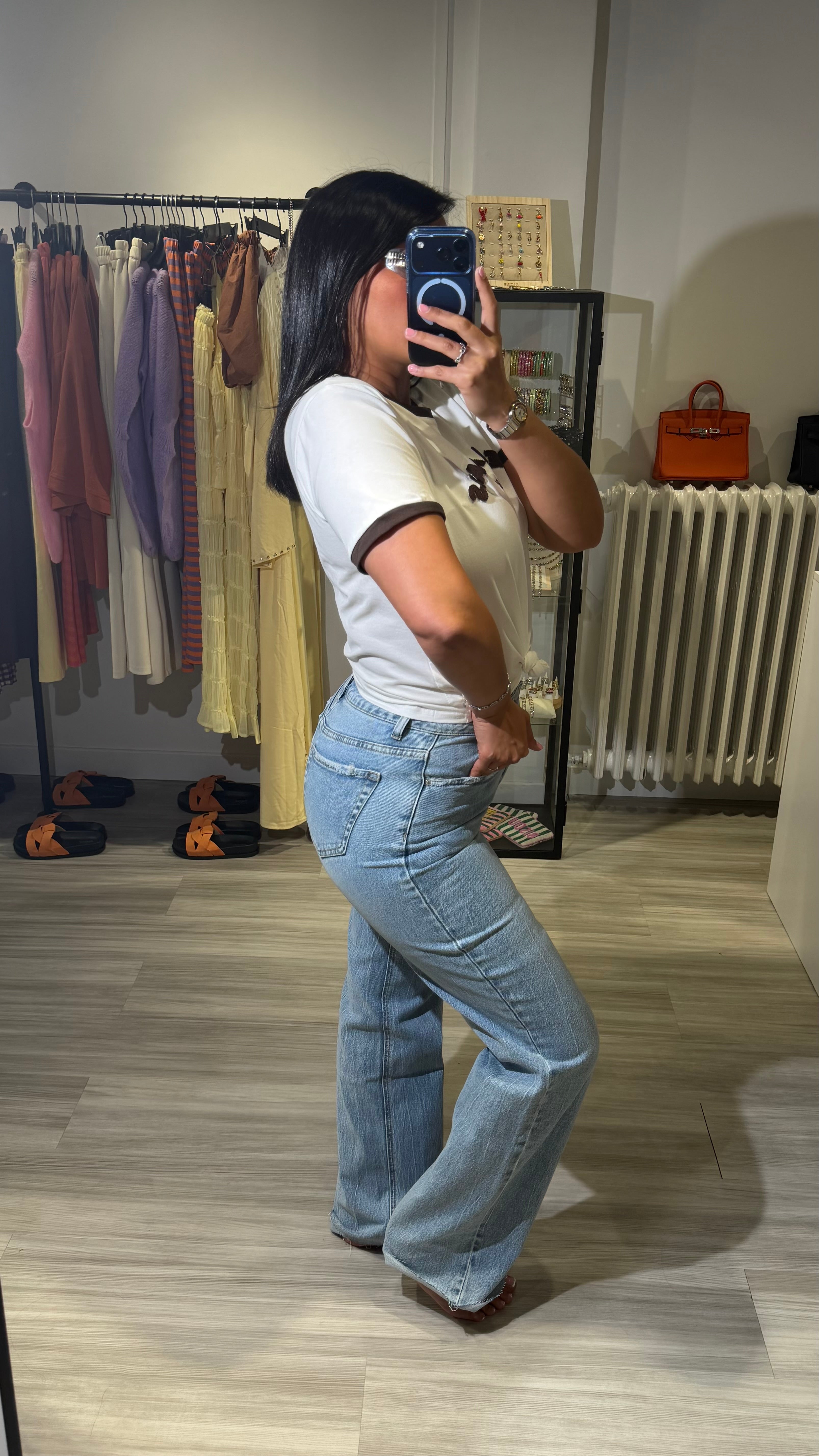 JEANS MOM TAILLE HAUTE