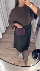 T-SHIRT OVERSIZE CHOCO