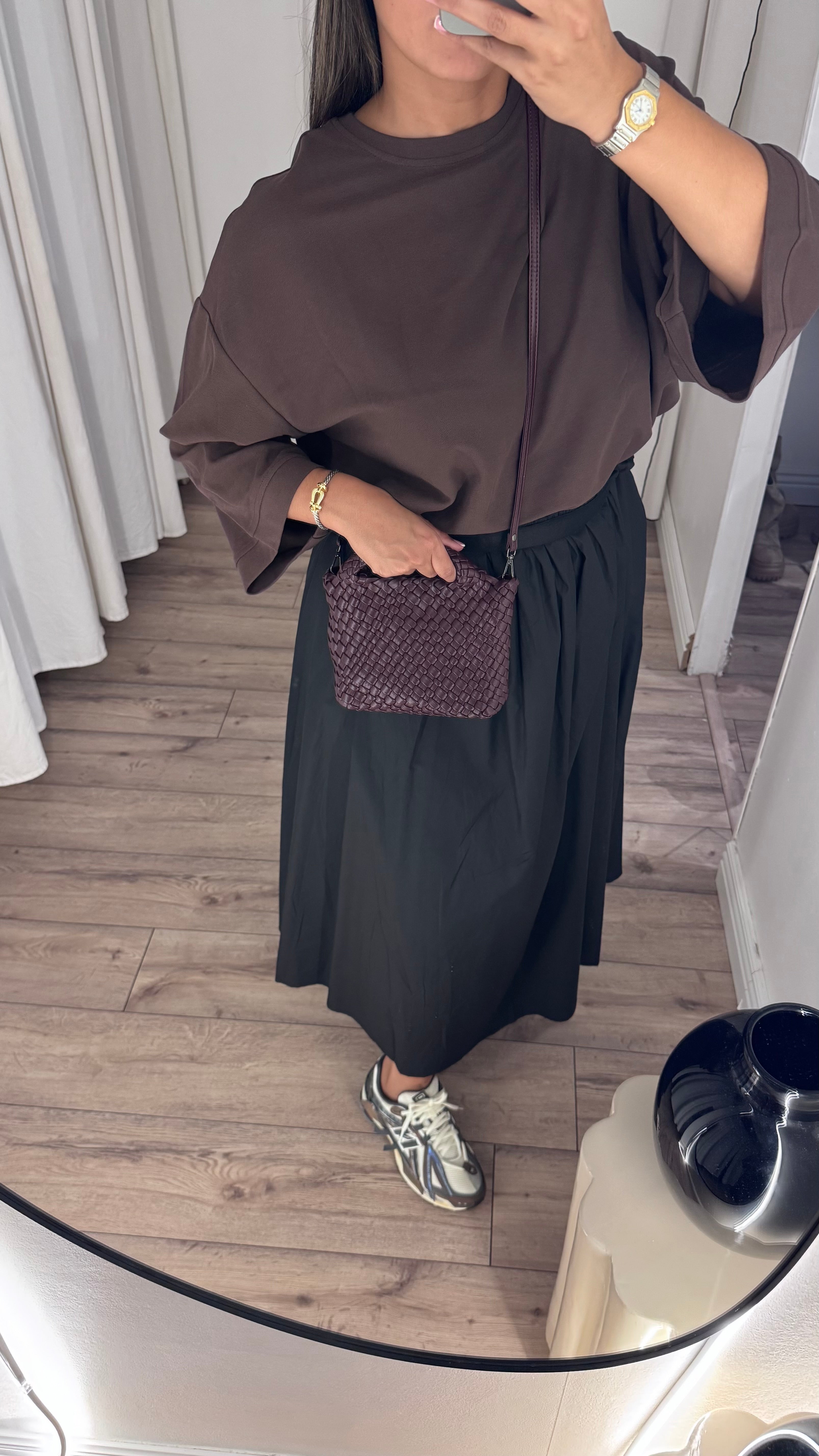 T-SHIRT OVERSIZE CHOCO