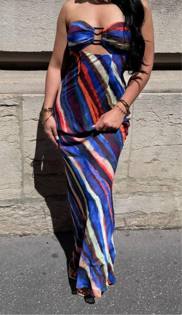 ROBE BLEUTÉE