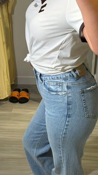 JEANS MOM TAILLE HAUTE