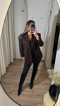 BLAZER COUTURE CHOCO