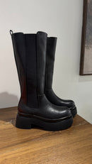 Bottes hautes plateforme noires