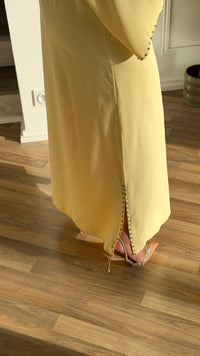 ABAYA JAUNE BEURRE