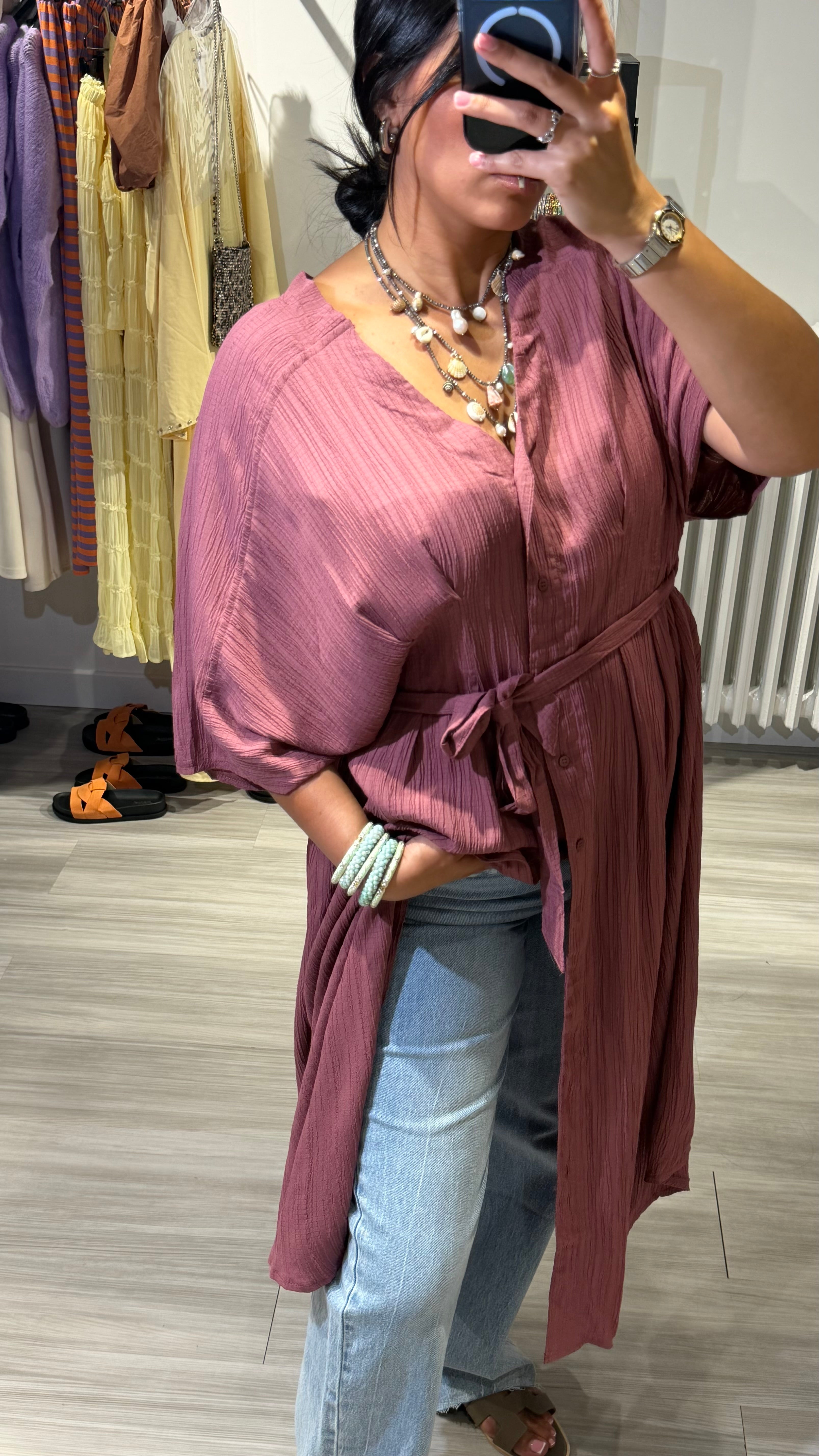 KIMONO MAUVE