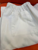 PANTALON EN LIN BLANC
