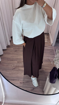 JUPE A POCHE BURGUNDY