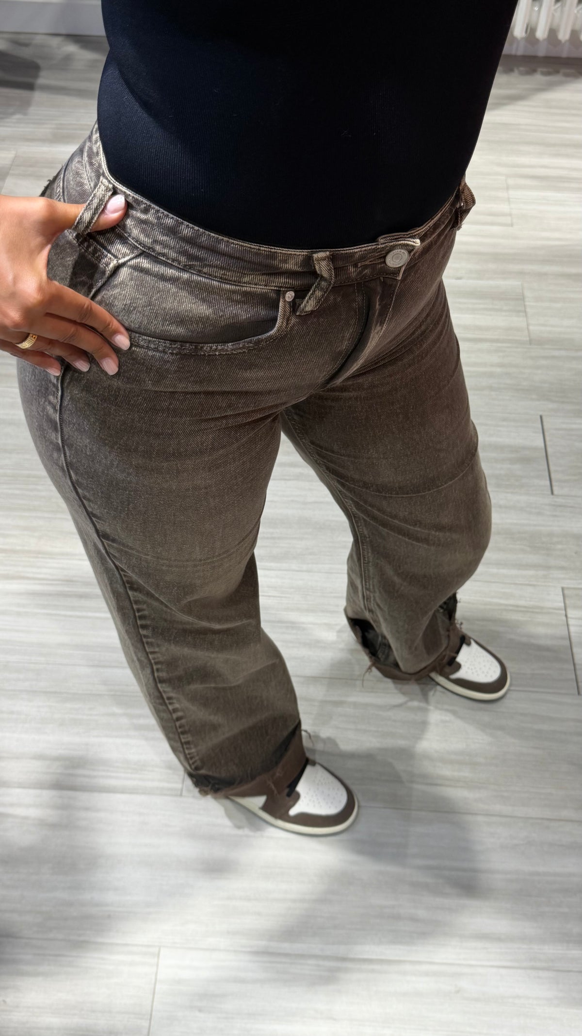 JEANS BEIGE GLACÉ
