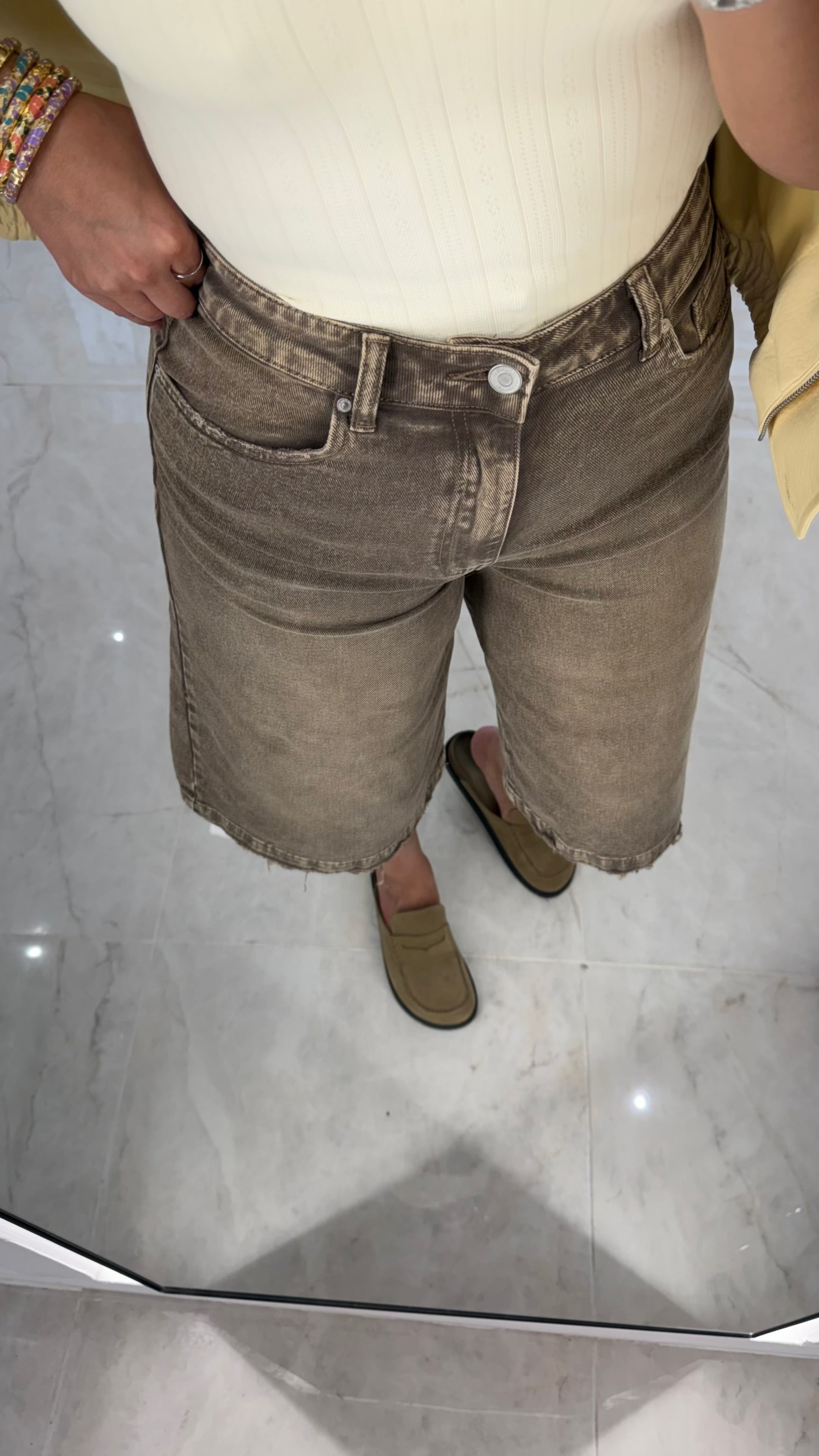 BERMUDA DENIM TAUPE