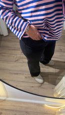 JEANS MOM NOIR ( long )