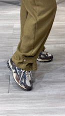 PANTALON TAILLE HAUTE [ OLIVE ]