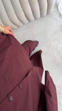 PANTALON BORDEAUX