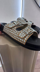 CLAQUETTES STRASS
