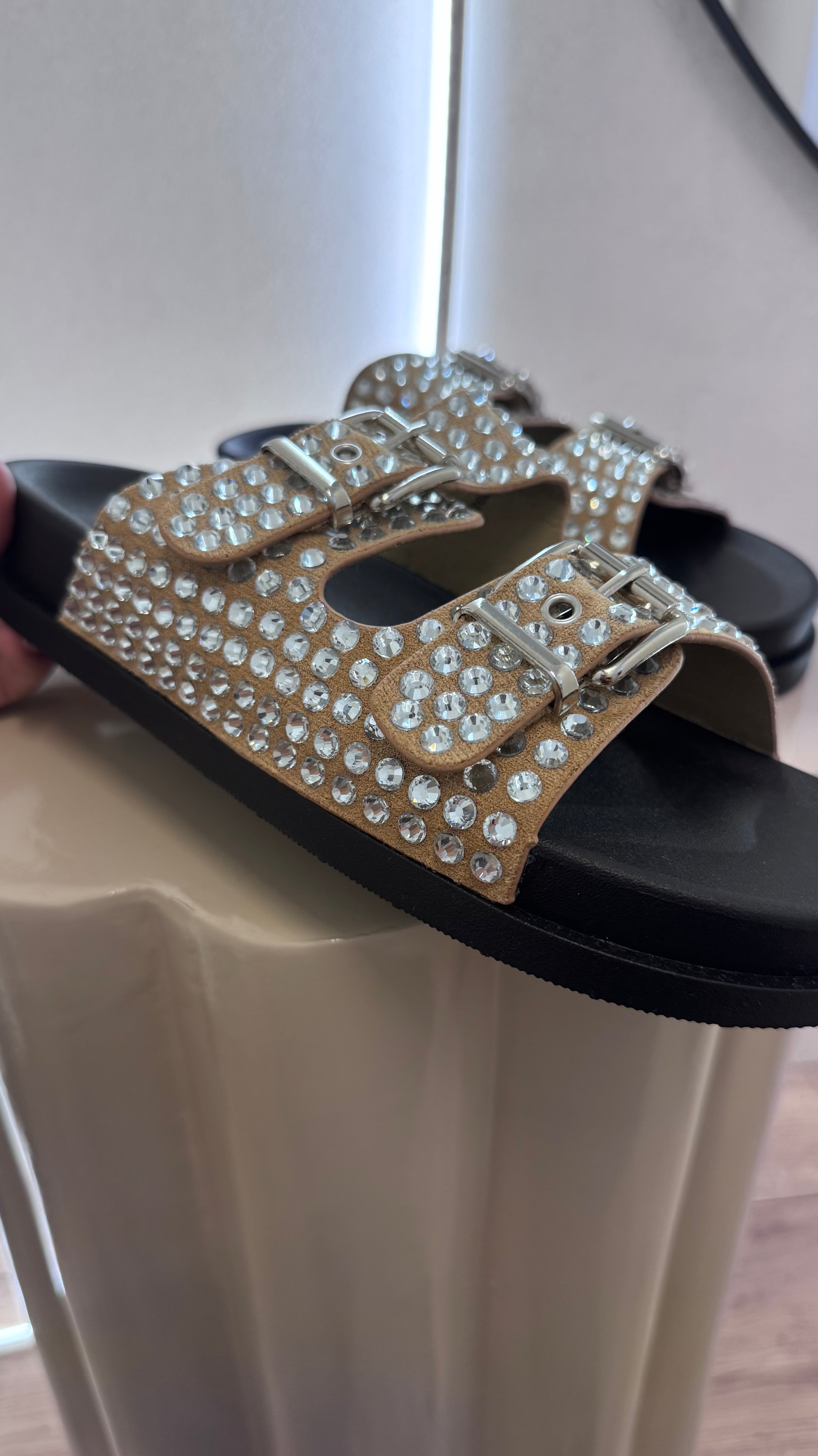 CLAQUETTES STRASS