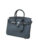 Sac Richy Mini en cuir pleine fleur Smoky Vanilla (gris) – AÏFOS