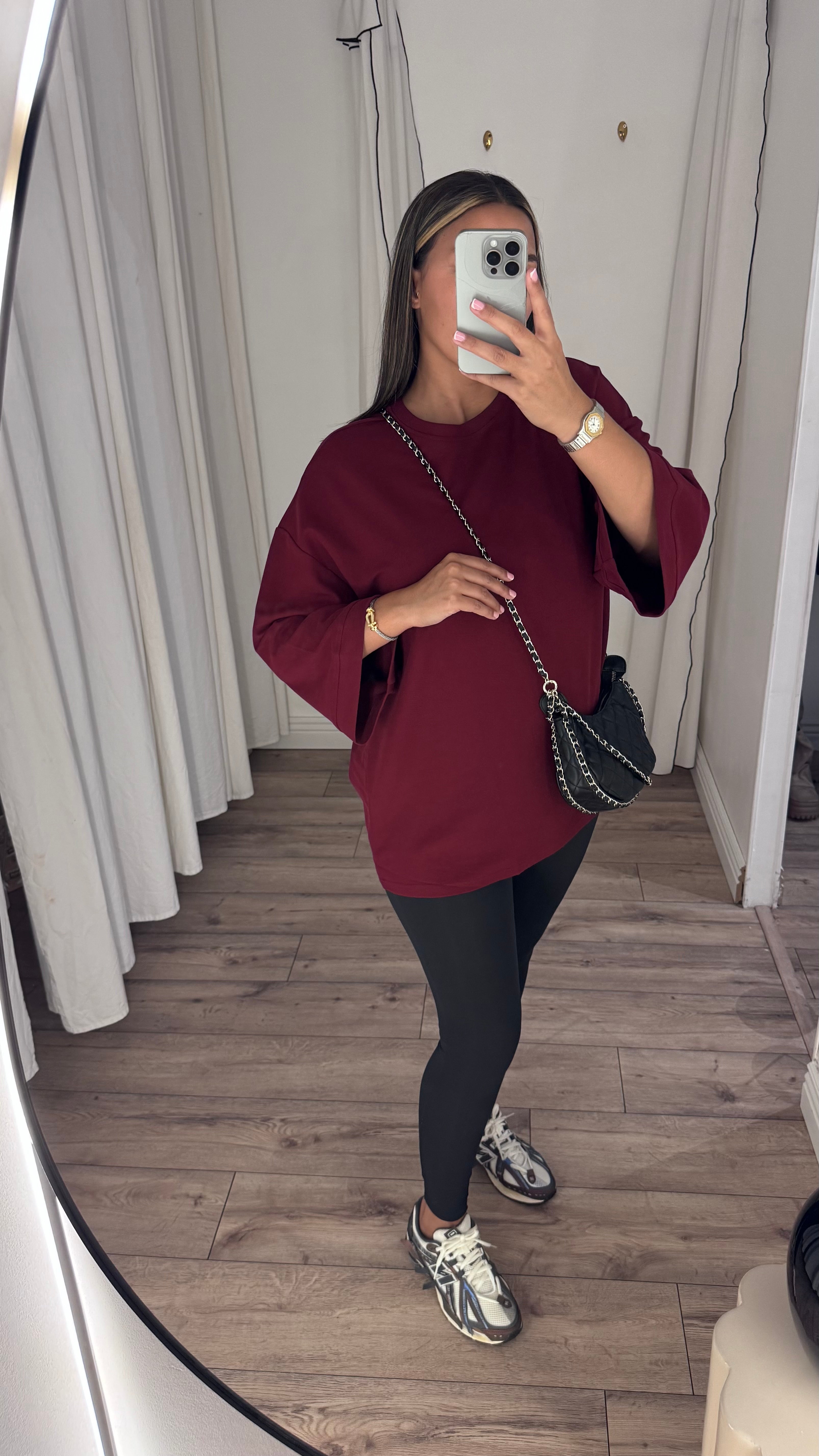 T-SHIRT BURGUNDY