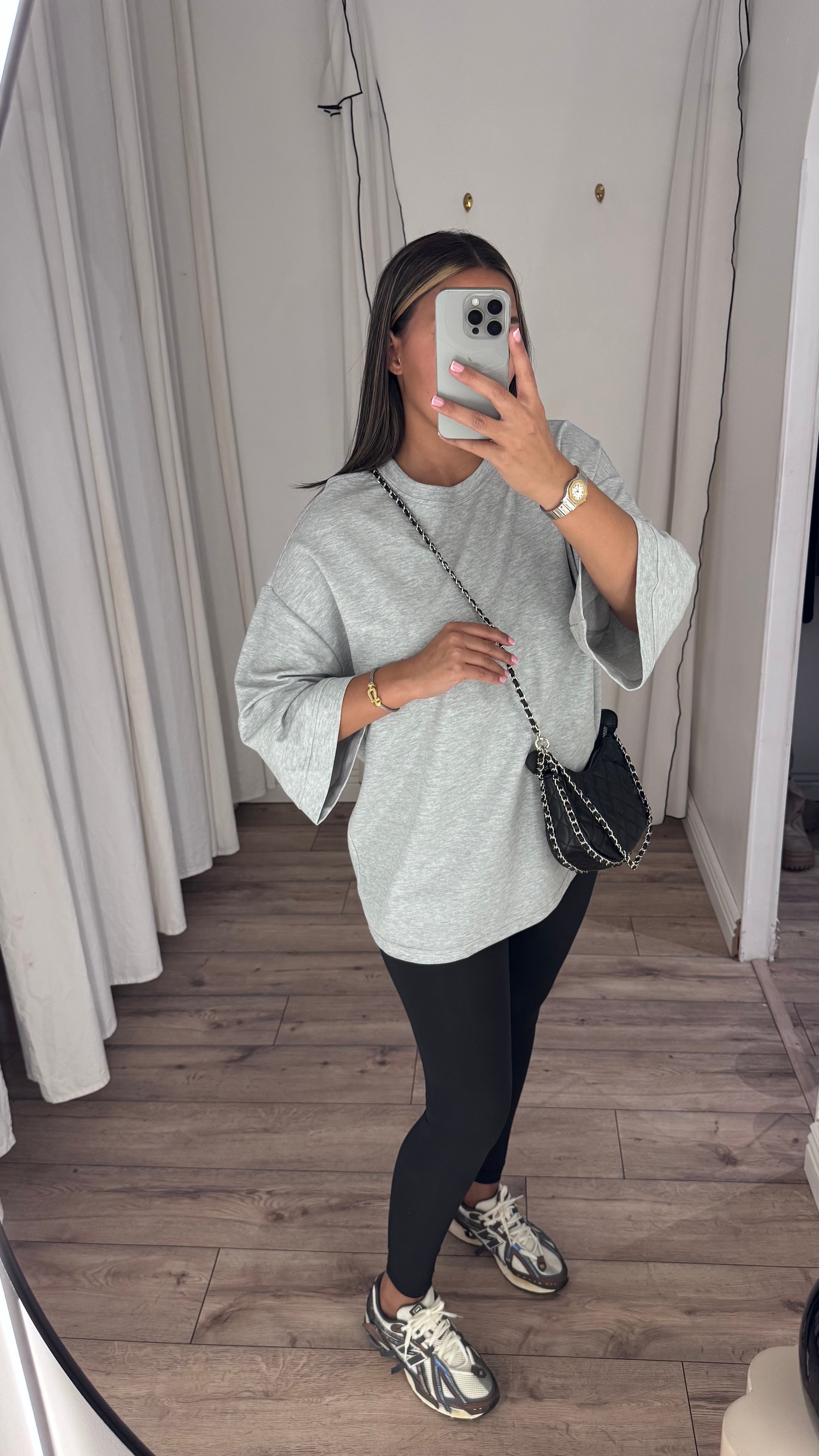 T-SHIRT OVERSIZE GRIS