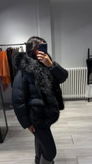 Doudoune Black Fur – Noir