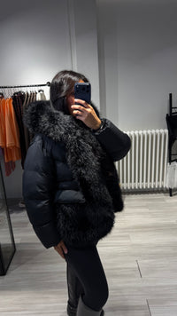 Doudoune Black Fur – Noir