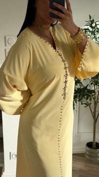 ABAYA JAUNE BEURRE