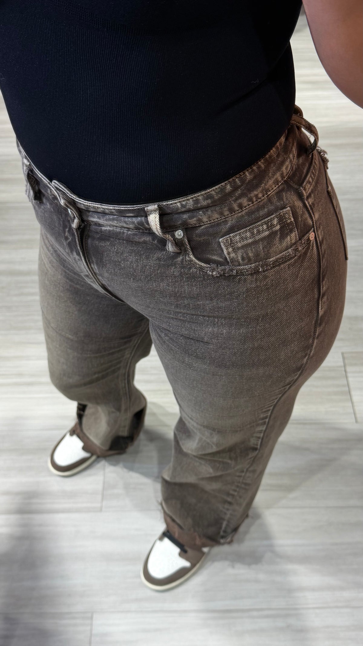 JEANS BEIGE GLACÉ