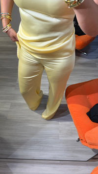 BAS EN SATIN YELLOW