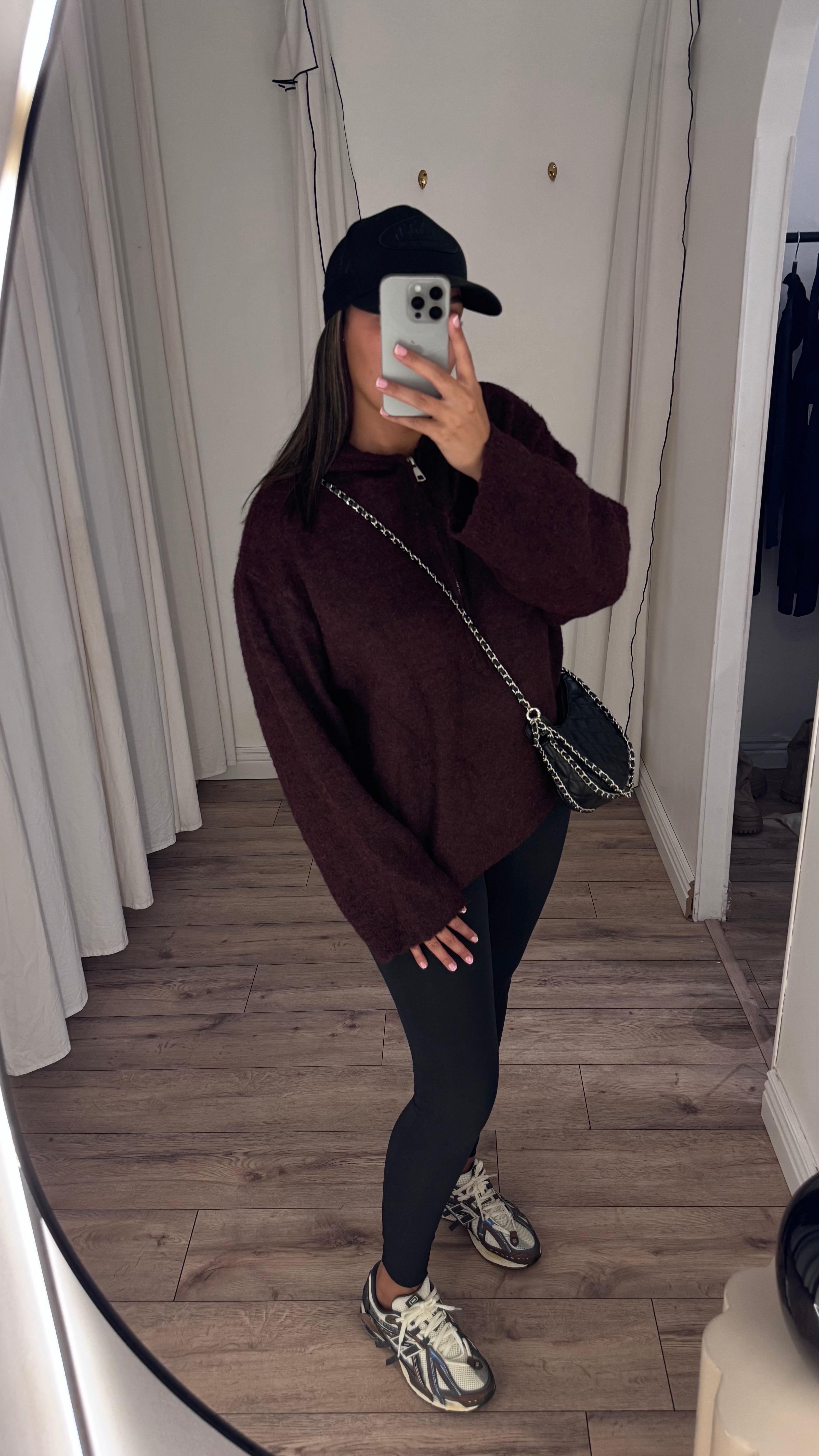 GILET EN LAINE BURGUNDY