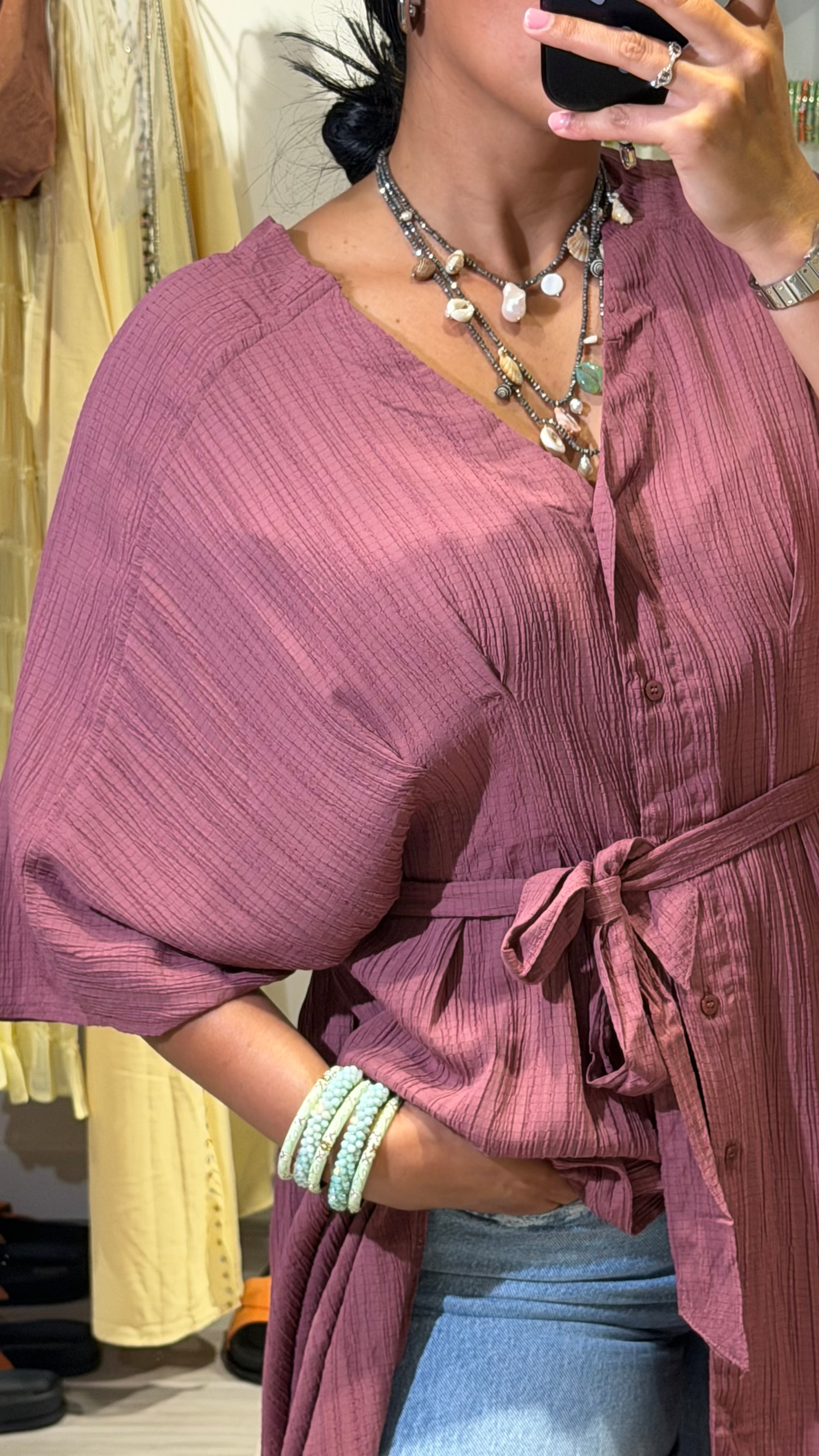 KIMONO MAUVE