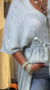 KIMONO / ROBE MENTHE