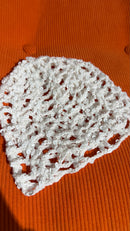 BONNET BLANC SEQUINS