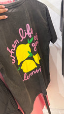 T-SHIRT CITRON ROSE