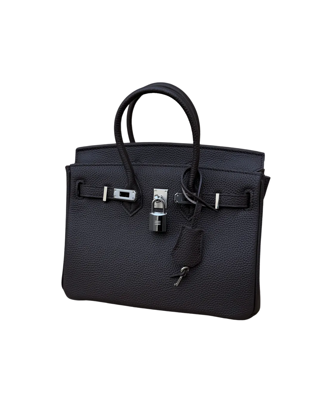 Sac Richy Mini en cuir pleine fleur Brownie (chocolat) – AÏFOS