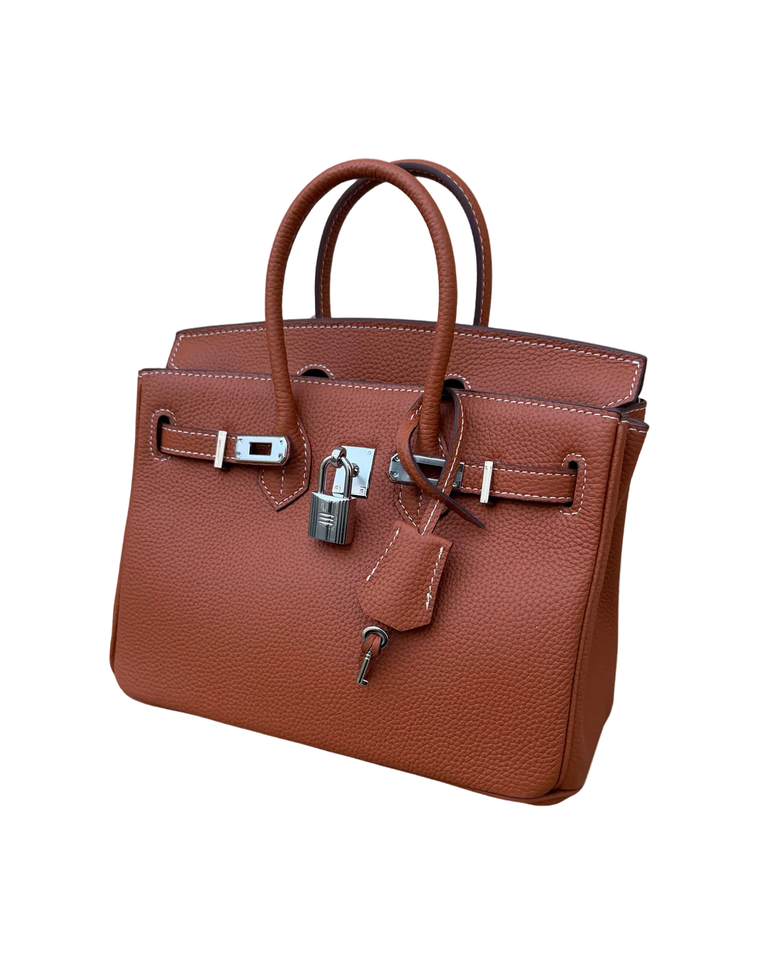 Sac Richy Mini en cuir pleine fleur Crème Brûlée (camel) – AÏFOS