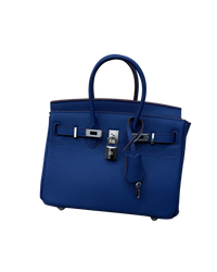 Sac Richy Mini en cuir pleine fleur Blue Candy (bleu roi) – AÏFOS